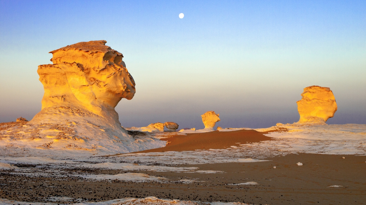 White and black desert Overnight camping From Hurghada